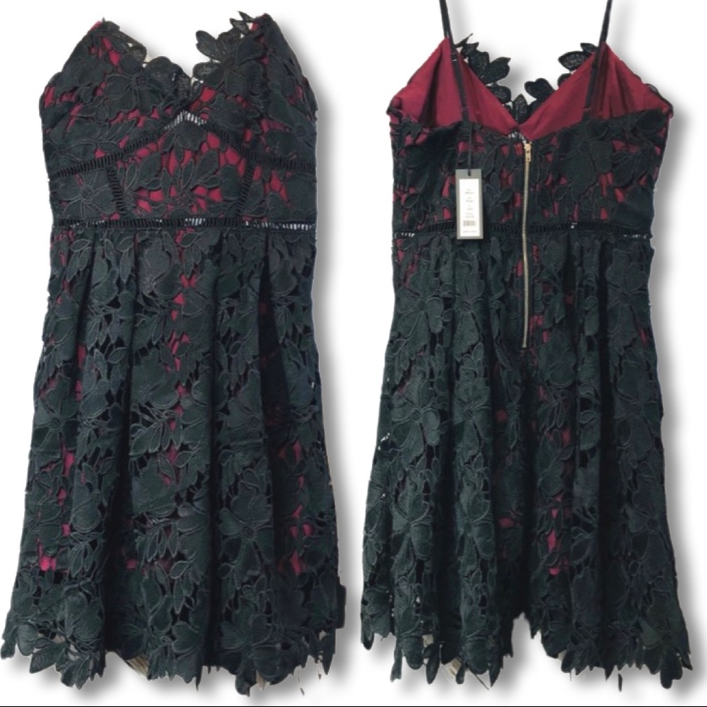 Romeo & Juliet | Black lace dress